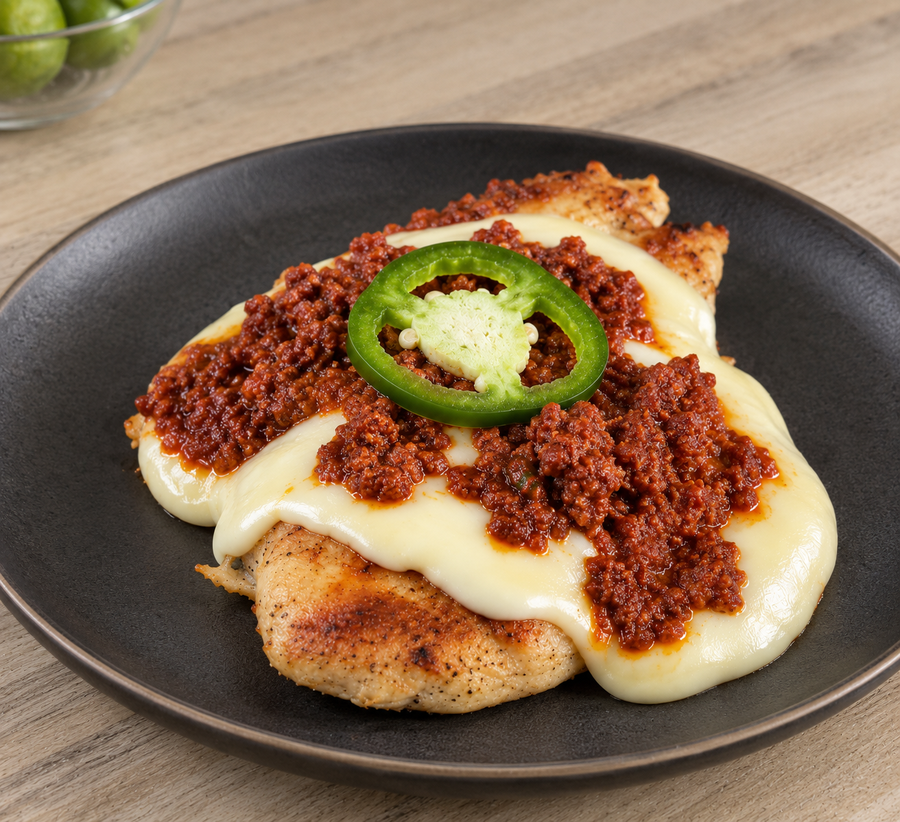 Cheesy Chorizo Chicken